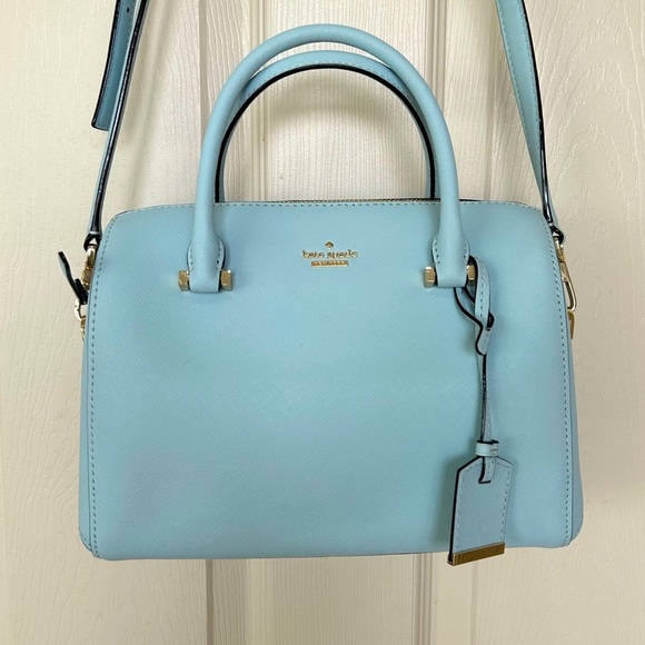 kate spade Handbags - Kate Spade Cameron Street Lane Satchel Bag in Island Waters (Mint Blue)